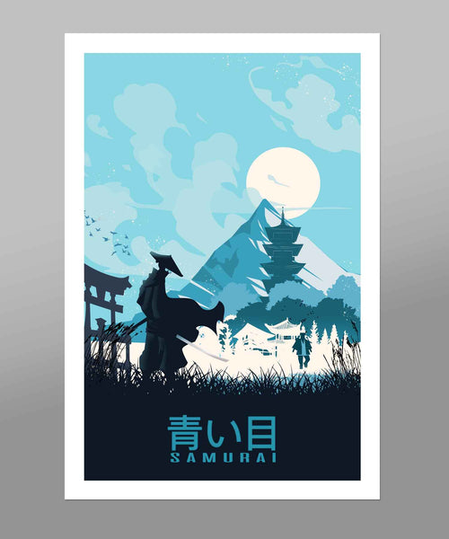 Blue Eye Samurai Poster - 13x19, 16x24 or 24x36 Inches - Home Decor