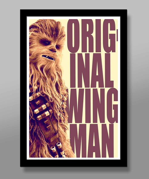 Chewbacca & Princess Leia Issues Poster Set - 13x19, 16x24 or 24x36 Inches - Home Decor