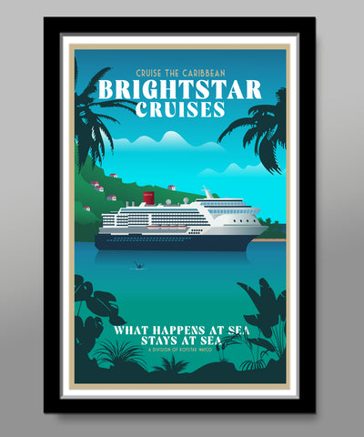 Succession Brightstar Cruise Poster - 13x19 or 24x36 Inches - Poster 568 - Home Decor