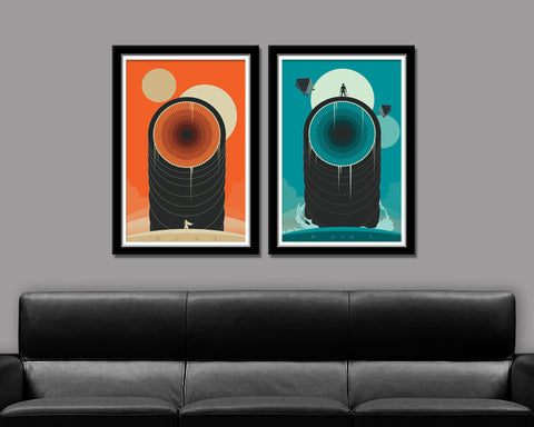 Dune 2 Minimalist Movie Collection 13x19, 16x24 or 24x36 Inches - Home Decor