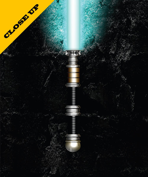 Light Saber Inspired - Sith vs Jedi (Print 356) - Tall Collection 12 x 36 Inches - Home Decor