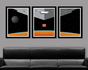 Star Wars Inspired - Episode 4 - Minimalist Movie Poster Set Edition One - Home Decor