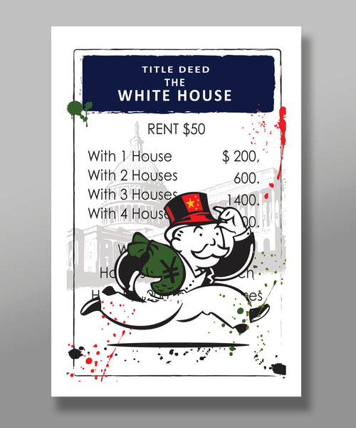 Monopoly Inspired Parody Poster - Title Deed Series - Print 377 - Home Decor