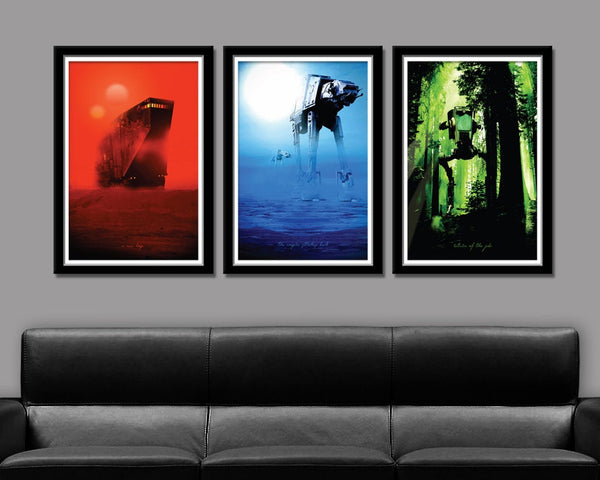 Force Inspired - Episodes 4,5, & 6 Star Wars Ultimate Vehicle Combo Pak - Print 386 - Home Decor