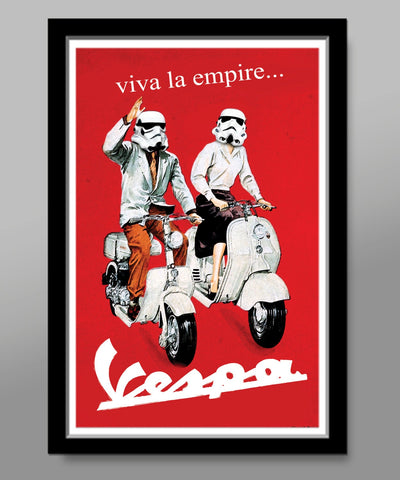 Viva la Empire - Vintage Scooter Art - Print 390 - Home Decor