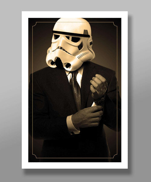 Classy Storm Trooper Propaganda/Motivation Retro Ad Poster  -  Print 429 - Home Decor