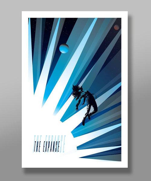 The Expanse Minimalist Poster - 13x19 16x24 or 24x36 - Home Decor