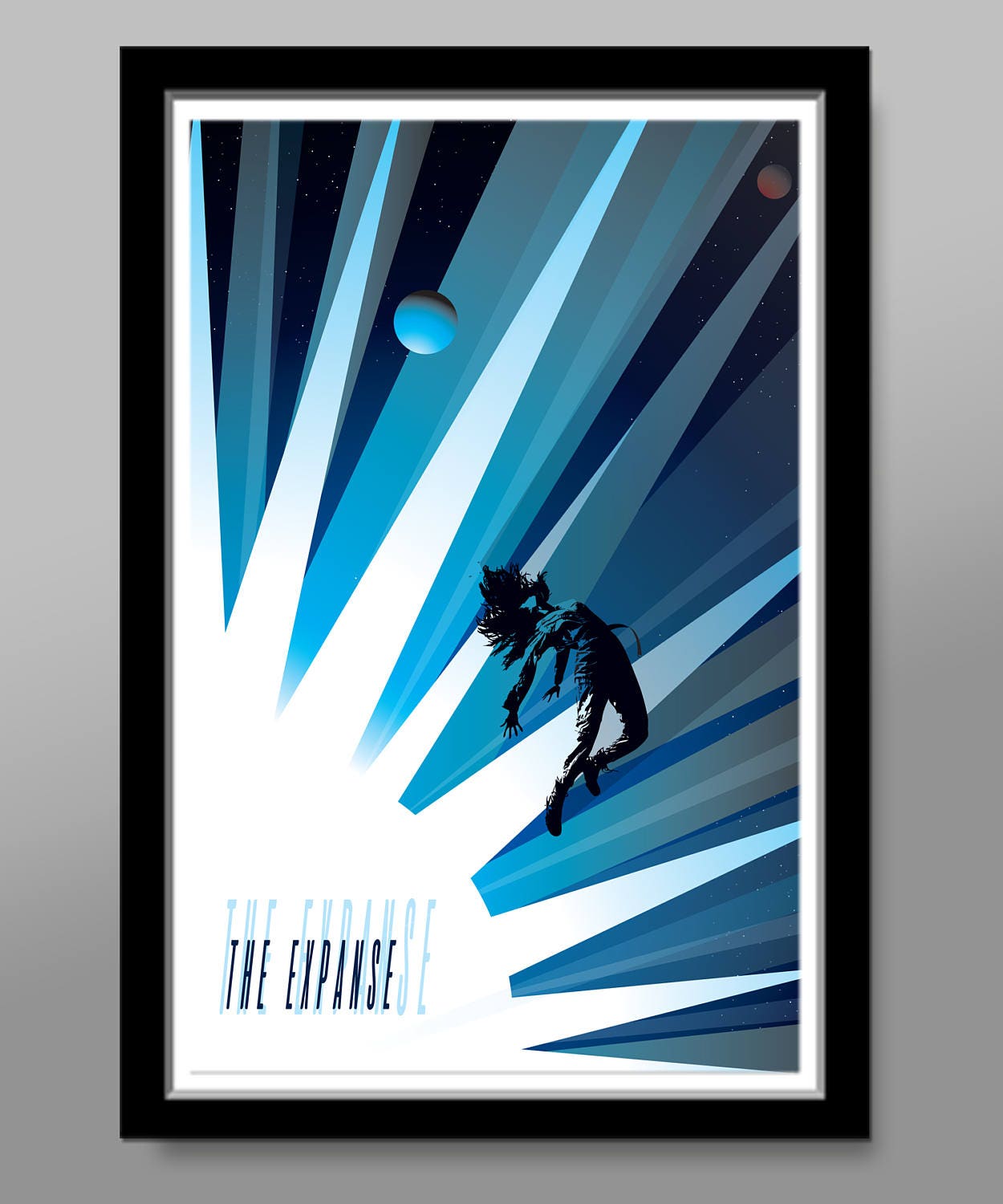 The Expanse Minimalist Poster - 13x19 16x24 or 24x36 - Home Decor