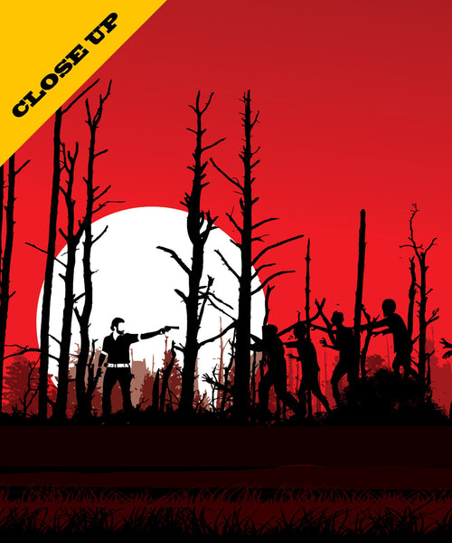 The Walking Dead - Zombie Inspired TV Series Sunset Poster - Prints 457 - Home Decor