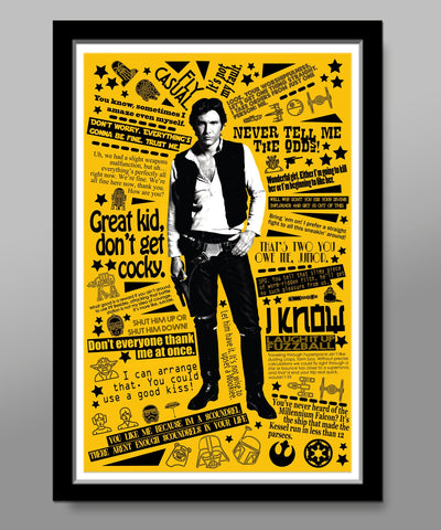 Original Space Cowboy - Print 470 - 13x19 16x24 or 24x36 Inches - Home Decor