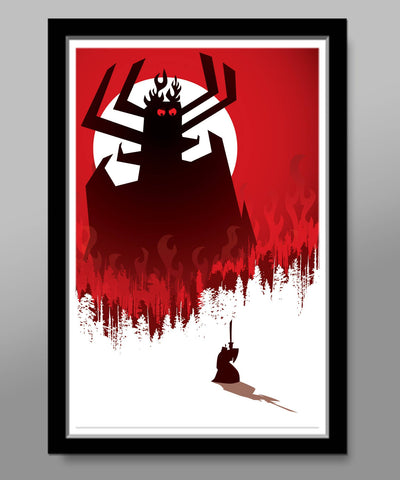 Samurai Jack Inspired - Minimalist Movie Poster #2 - Print 234 - Home Decor