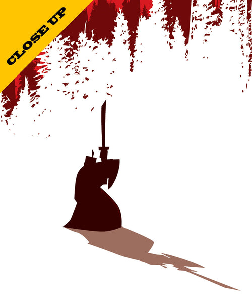 Samurai Jack Inspired - Minimalist Movie Poster #2 - Print 234 - Home Decor
