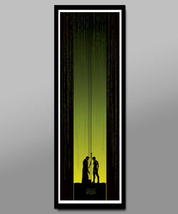 The Matrix - There Is No Spoon - Scene Inspired Minimalist Movie Poster Set - 12x36 Inches - Print 476 - Home Decor
