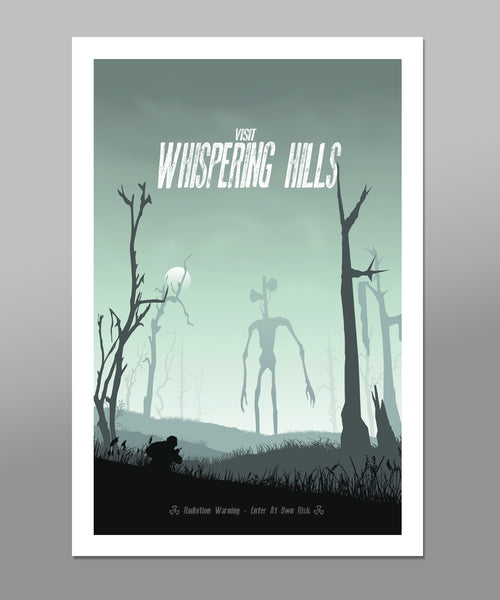 Whispering Hills Gamer Poster - Sunset Edition - Print 541 - Home Decor