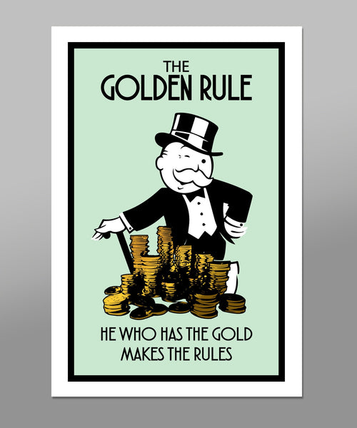 The Golden Rule Print - 13x19 16x24 or 24x36 Inches - Home Decor