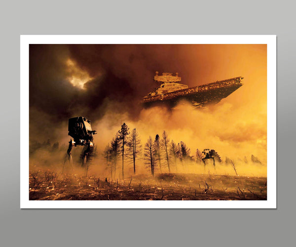 Welcome to Endor Parody Poster- 13x19 Inch - Print 557 - Home Decor