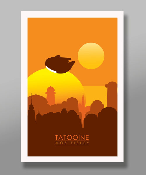 Star Wars Force Inspired Planets - Series 1 - Poster 154 - Home Decor, Movie Poster