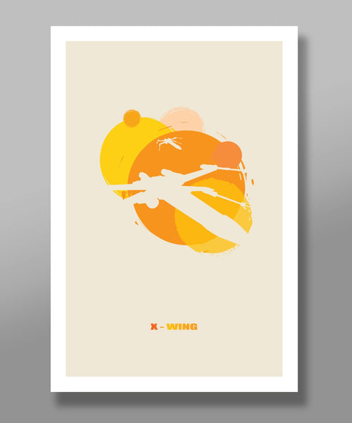 Star Wars Pop Art Minimalist Movie Poster Set - Planets Edition 181 - Home Decor