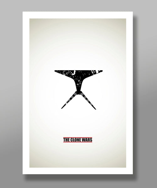 Clone Trooper Inspired Minimalist Movie Poster Set - Set 223 - Home Decor