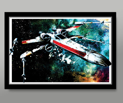 Alliance Inspired Star Wars X Wing Poster - Print 281 - Home Decor