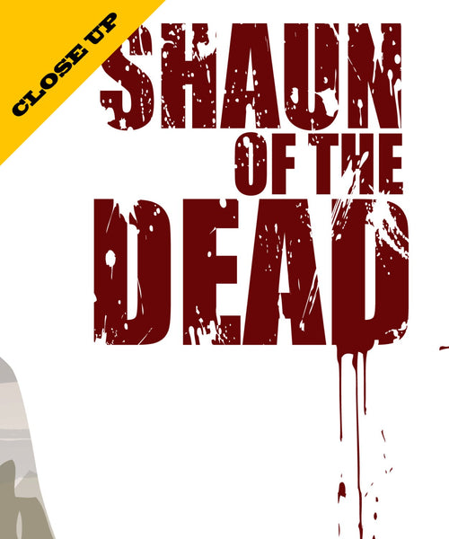 Shaun Of The Dead Minimalist Movie Poster - Poster 288 - Home Decor