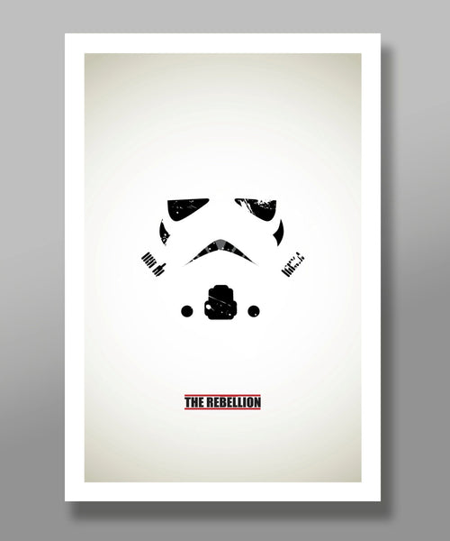 Clone Trooper Inspired Minimalist Movie Poster Set - Set 223 - Home Decor