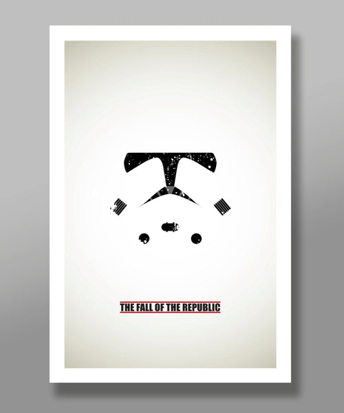 Clone Trooper Inspired Minimalist Movie Poster Set - Set 223 - Home Decor