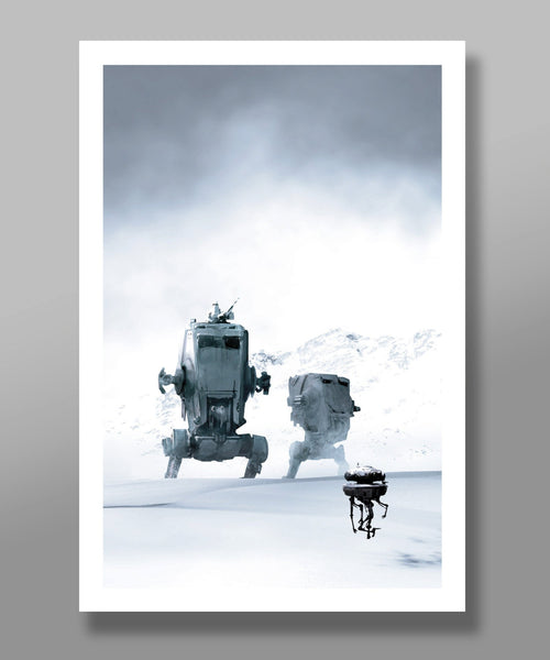 Hoth Tribute Poster - Star Wars Movie Poster - Edition Three 305 - Home Decor