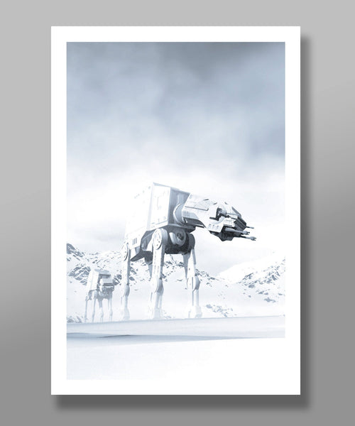 Hoth Tribute Poster - Star Wars Movie Poster - Edition Three 305 - Home Decor