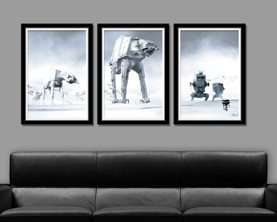 Hoth Tribute Poster - Star Wars Movie Poster - Edition Three 305 - Home Decor