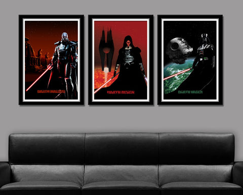 Sith Lord Tribute - Print 332 - Home Decor