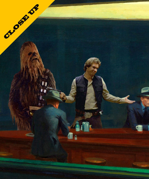 Star Wars Inspired: The Wookiee's Coffee - Parody Art#3 - Home Decor