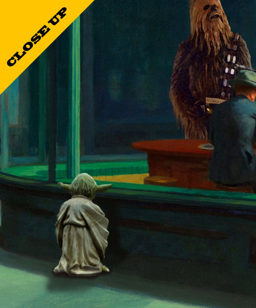 Star Wars Inspired: The Wookiee's Coffee - Parody Art#3 - Home Decor